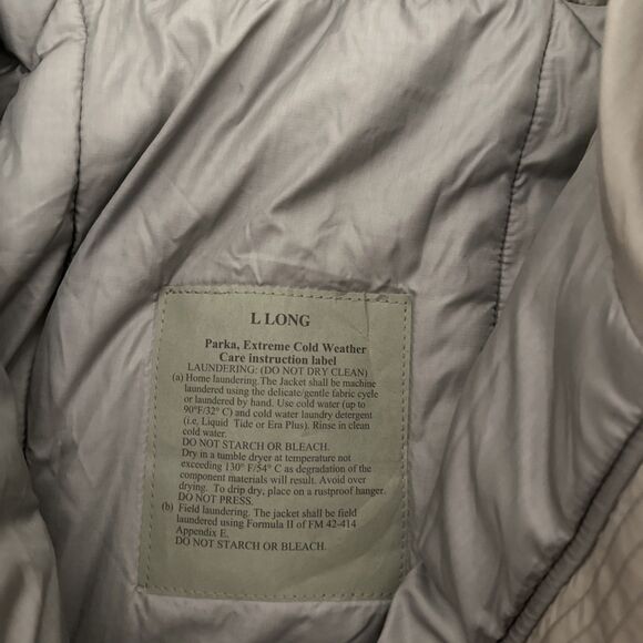 Wild Things ECWCS Gen III Jacket Parka Primaloft Men’s Large-Long Made In USA - Picture 5 of 14